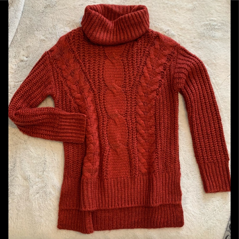 Brand New ~ Universal Tread ~ Red Cowl Neck Sweater Size S